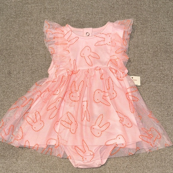 Cat & Jack Other - Cat & Jack Pink Bunny Dress